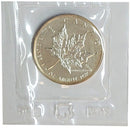 1990 Canada 5$ 1oz .9999 Maple Leaf Fine Silver Coin