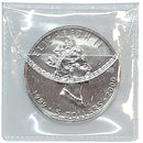 1999–2000 Canada $5 Silver Gold Plated Maple Leaf 1oz Silver Millennium Fireworks Privy