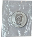 2005 Canada 5$ 1oz 99.99% Maple Leaf Lunar Rooster Privy Fine Silver Coin