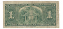 1937 Canada $1 Banknote Gordon-Towers (WP), S/L, BC-21c (VG/F)
