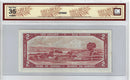 1954 Canada Modified Portrait $2 Banknote Lawson-Bouey Test Note S/R, BC-38dT BCS Certified VF-35 (Original)