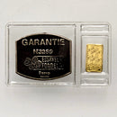 Pamp Suisse GOLD Refinery 1 Gram Solid .9999 FINE Bar Ingot Sealed (Rare Vintage)