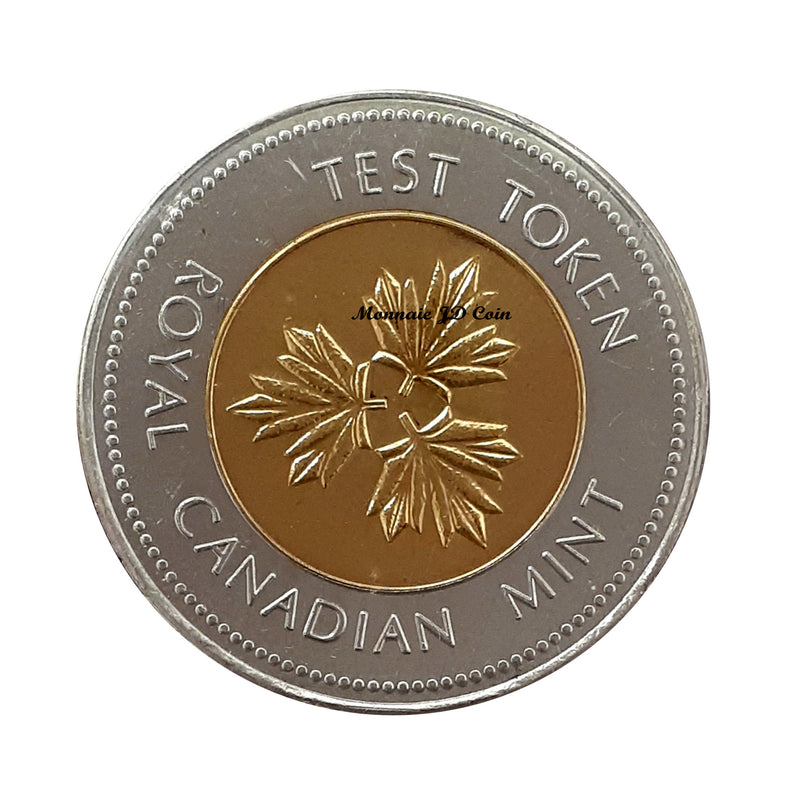 1996 Canada  Test Token $2 Dollar