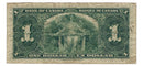 1937 Canada $1 Banknote Gordon-Towers (WP) U/L, BC-21c (VG)