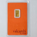 1 GRAM VALCAMBI SUISSE MINT .9999 Pure 24k GOLD Bullion Bar Sealed Card