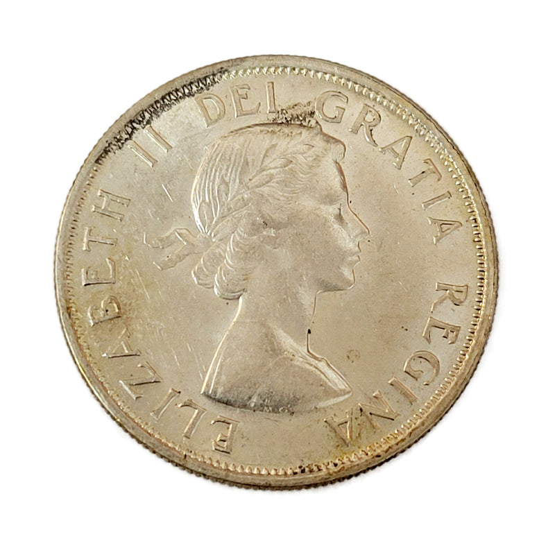 1955 Canada 50 Cents (EF/AU)