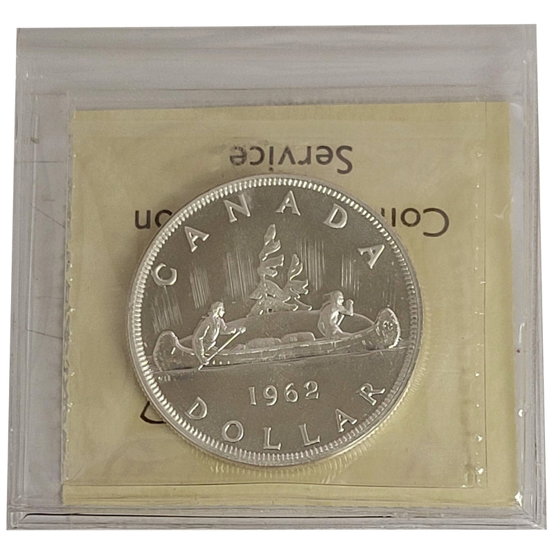 1962 Canada Silver $1 Dollar Certifield ICCS PL-65 Cameo