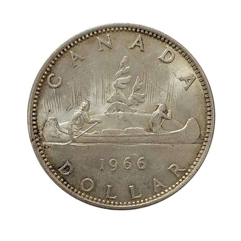 1966 LB Canada $1 Dollar (Circulated)