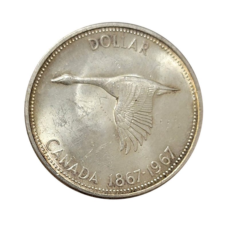 1967 Canada $1 Dollar Brillant Uncirculated (MS-63)