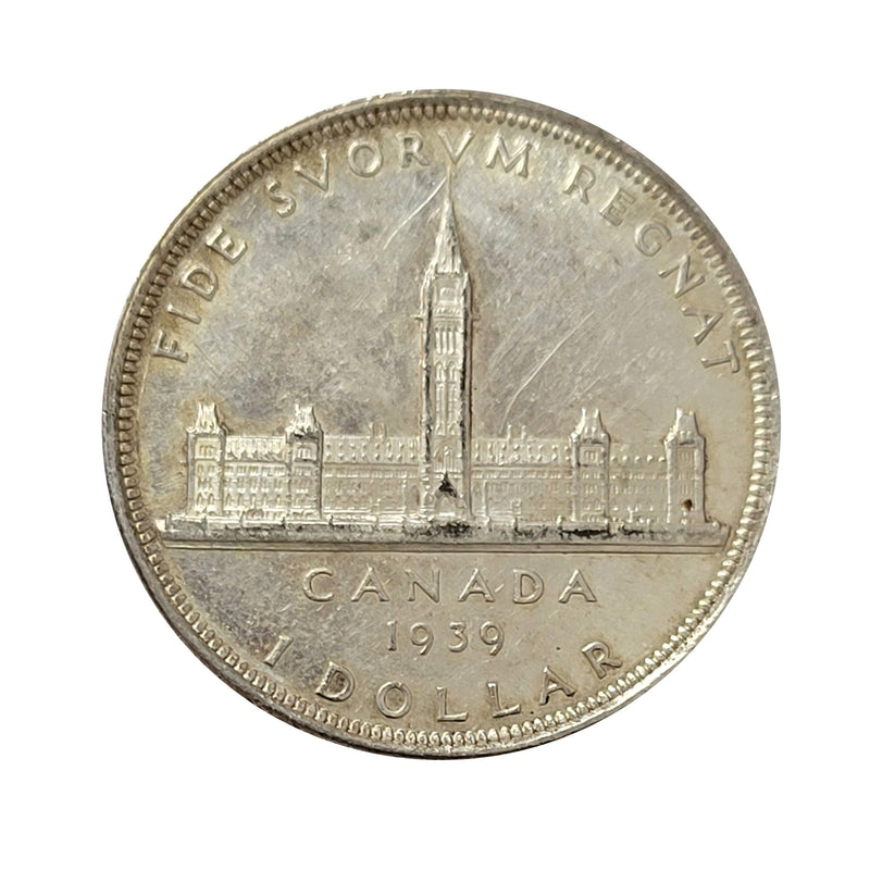 1939 Canada Dollar Almost Uncirculated (AU/50)