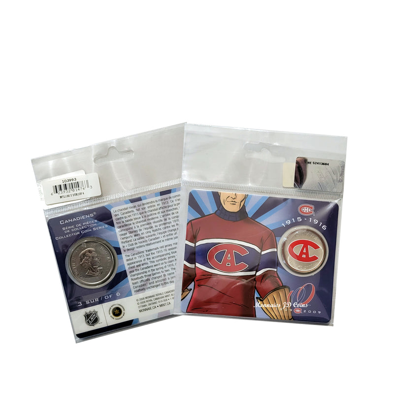 2009 (1909-2009) Canada Centennial Montreal Canadiens Coin 50 Cents