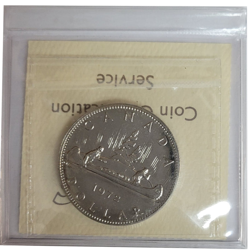 1972 Canada Nickel Dollar Certifield ICCS PL-65