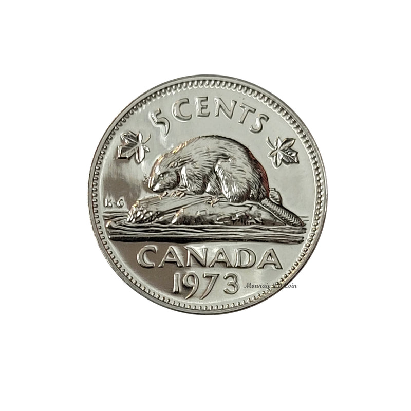 1973 Canada 5 Cents Specimen