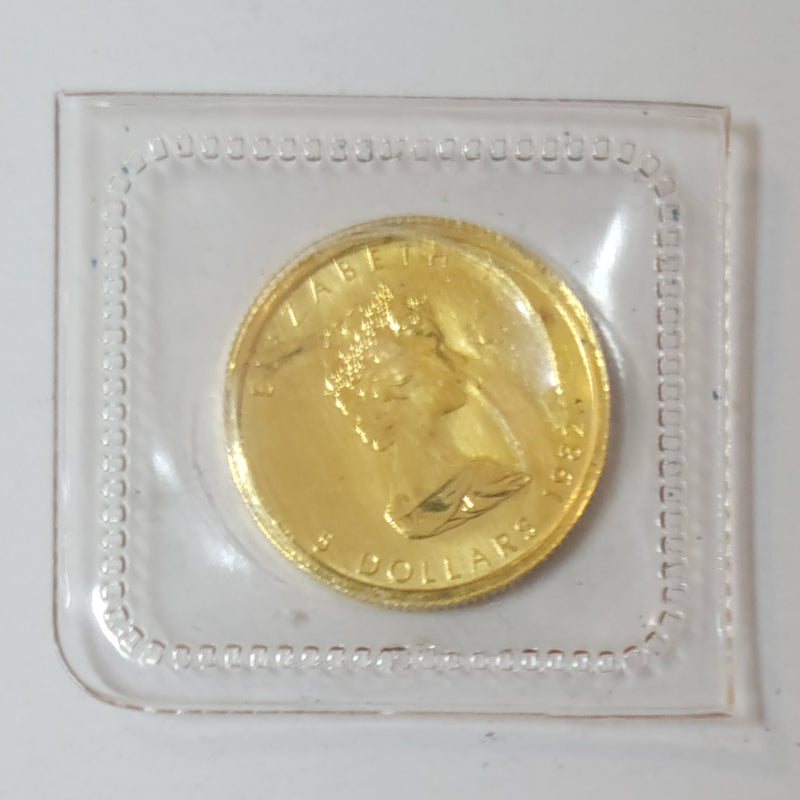 1982 Canada 1/10oz Fine Gold Maple Coin Tax Exempt