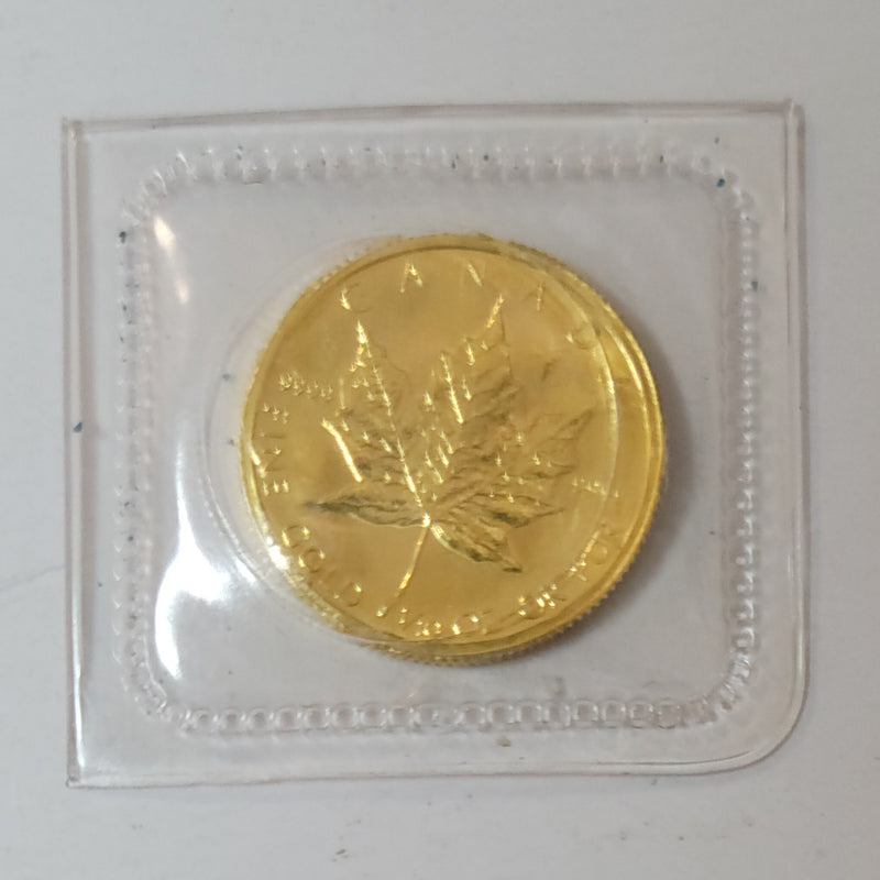 1982 Canada 1/10oz Fine Gold Maple Coin Tax Exempt