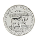 1985 Canada Dollar National Parck Centennial Brillant Uncirculated Silver