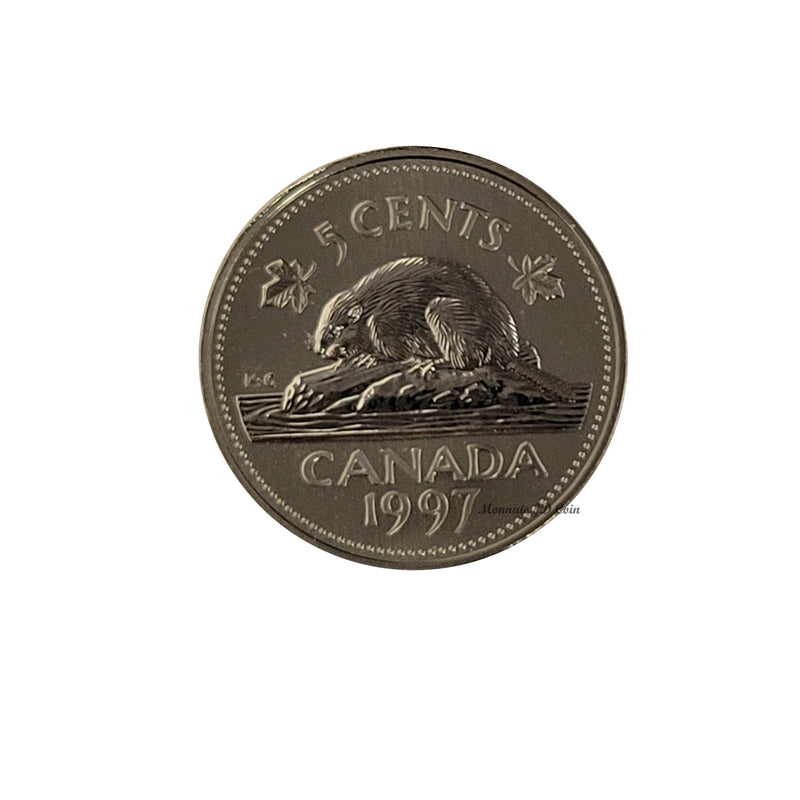 1997 Canada 5 Cents Specimen
