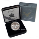 1997 Canada Dollar 10th Anniversary Of The One Dollar Loon (Flying Loon) Proof Silver