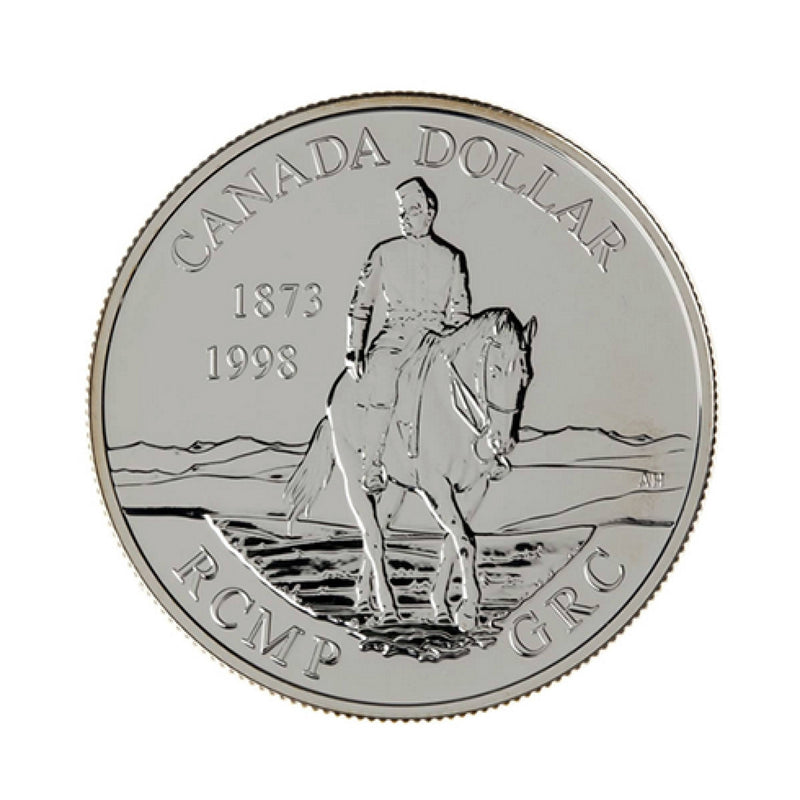 1998 Canada Dollar 125th Anniversary Of The R.C.M.P. Brillant Uncirculated Silver