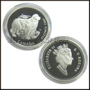 1997 Canada 50 Cents Canada's Best Friends Sterling Silver 4-Coins Set