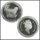 1997 Canada 50 Cents Canada's Best Friends Sterling Silver 4-Coins Set