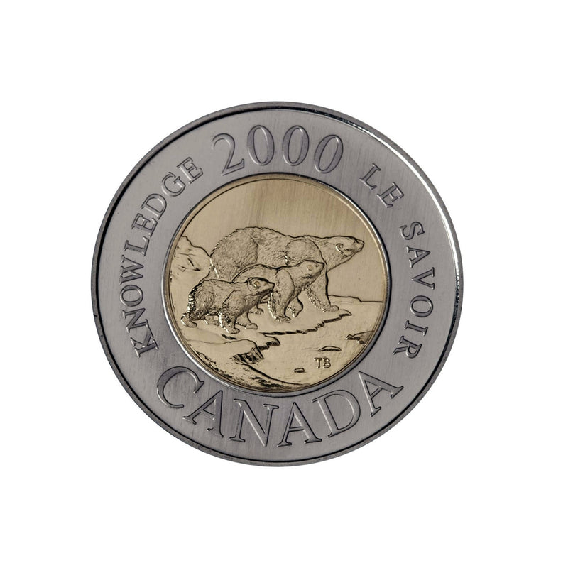 2000 Canada Specimen Set Knowledge $2 Dollar