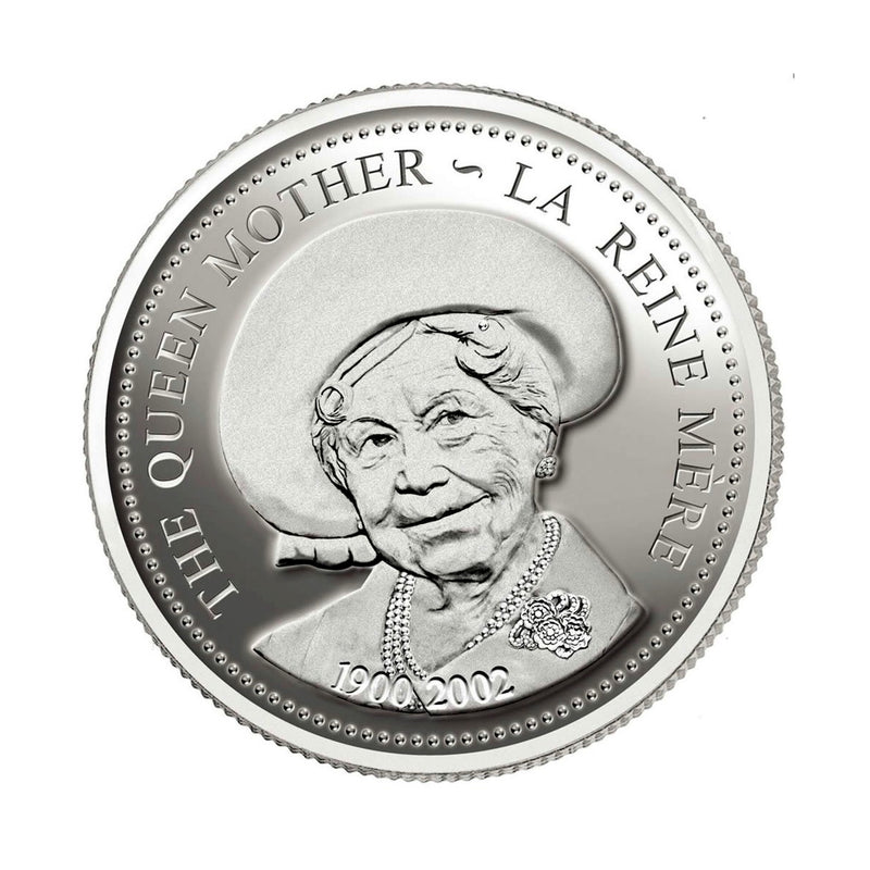 2002 Canada Dollar The Queen Mother Proof Silver