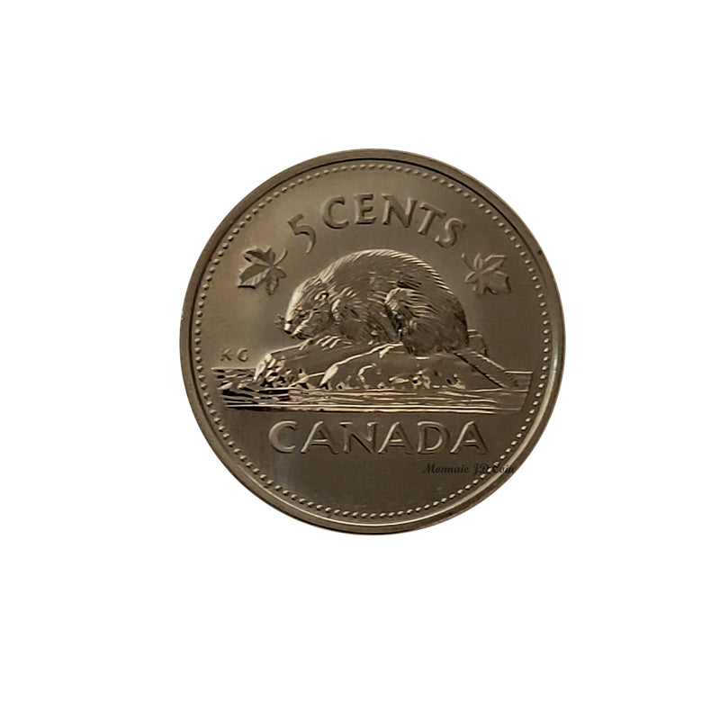 2002P Canada 5 Cents Specimen