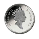 2003 Canada Dollar 100th Anniversary Colbalt Discovery Proof Silver