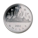 2003 Canada Dollar Voyageur 50th Anniversary Coronation Elizabeth II Proof Silver