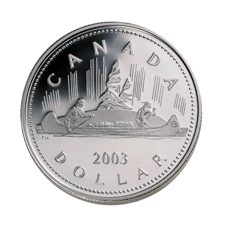 2003 Canada Dollar Voyageur 50th Anniversary Coronation Elizabeth II Proof Silver