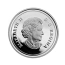 2005 Canada Dollar Limited Edition Red Enamel 40th Anniversary Canada's Natinal Flag Proof Silver (No Tax)