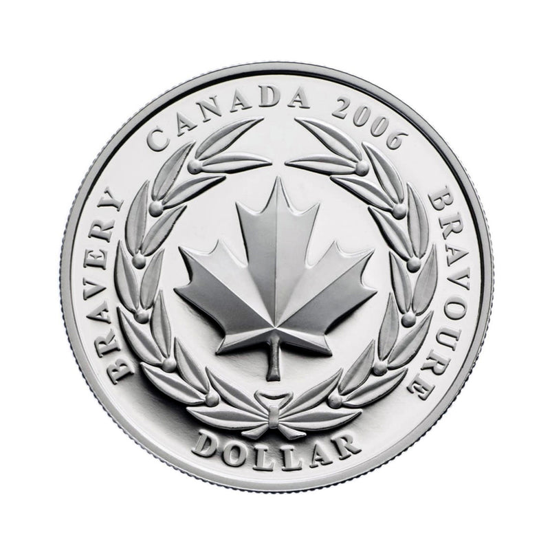 2006 Canada Dollar Medal of Bravery Proof Silver