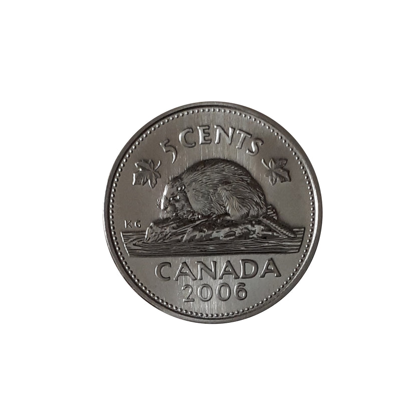 2006P Canada 5 Cents Specimen