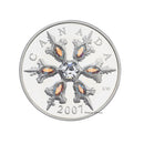 2007 Canada $20 Crystal Snowflake Series - Iridescent Sterling Silver Coin