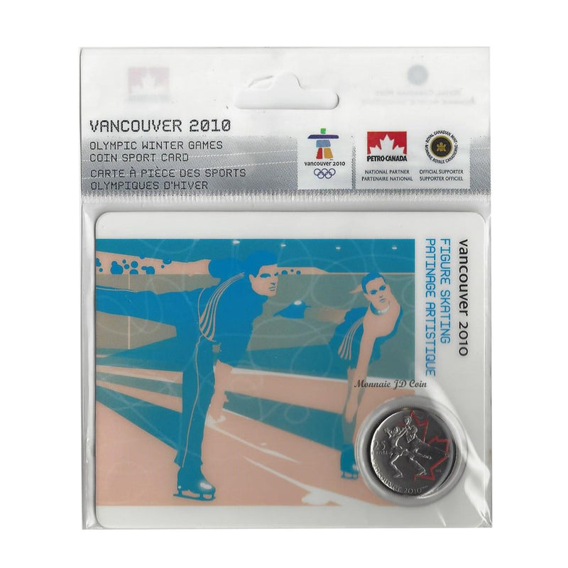 2008 Canada 25 Cent Figure Skating Petro-Canada Vancouver Olympics  Card 8/15