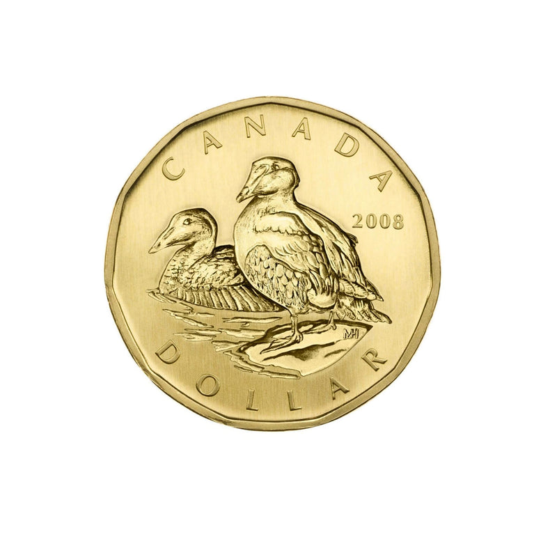 2008 Canada Specimen Set With Special Common Eider Loon Dollar