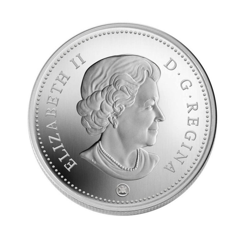 2008 Canada $20 Crystal Raindrop Silver Coin