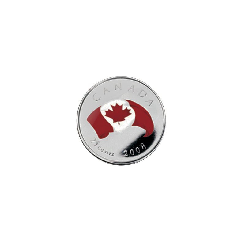 2008 Oh Canada 25-cent Gift Set - Canadian Flag