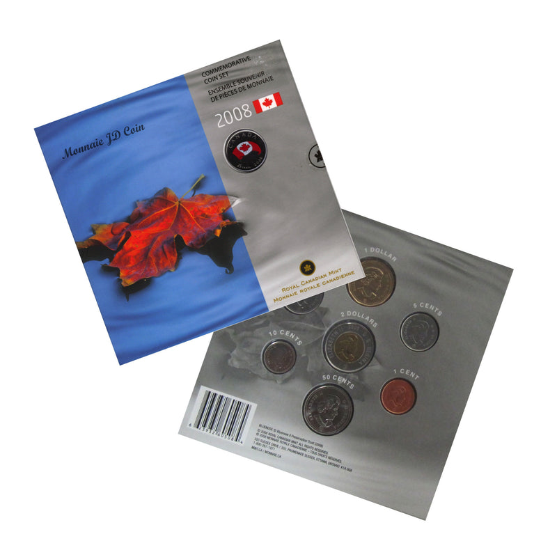 2008 Oh Canada 25-cent Gift Set - Canadian Flag