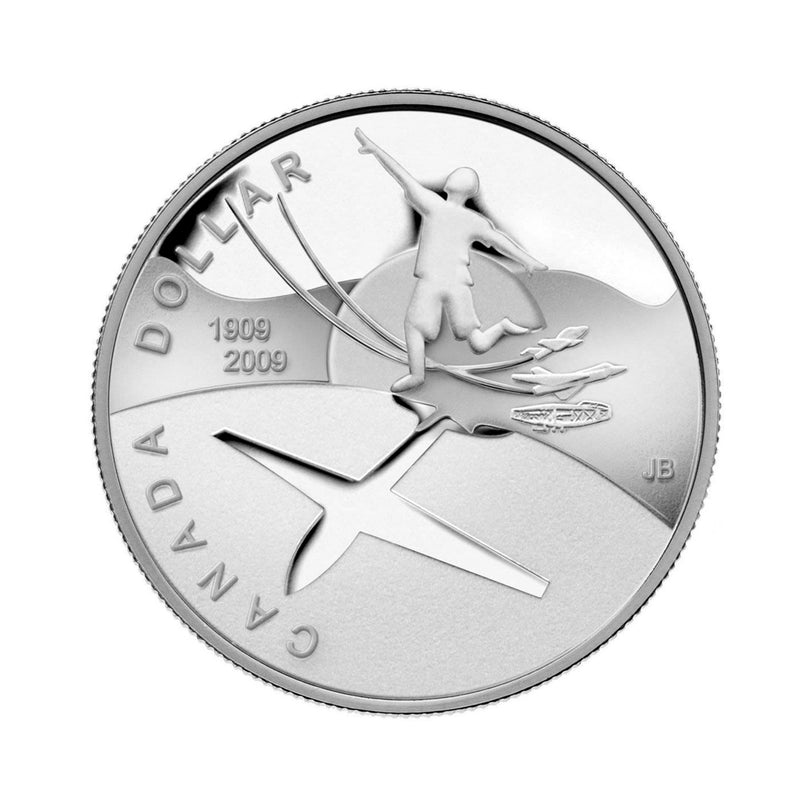 2009 Canada Dollar 100th Anniversary Of Flight In Canada Proof Silver