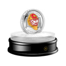 2009 Canada $20 Calgary Flames NHL Goalie Mask Coin & Acrylic Stand Sterling Silver