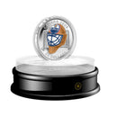 2009 Canada $20 Edmonton Oilers NHL Goalie Mask & Acrylic Stand Sterling Silver