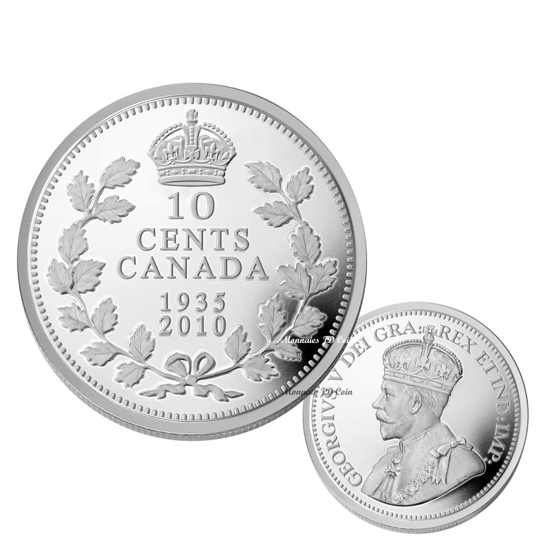 2010 Limited Edition Proof Set - 75th Anniversary of the First Canadian Silver Dollar(1935-2010)