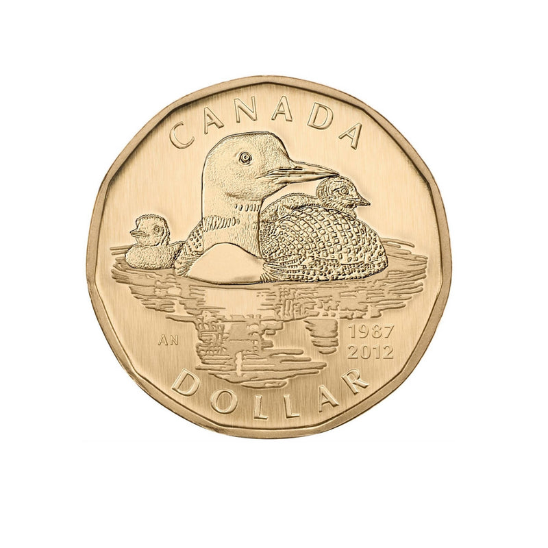 2012 Canada Specimen Set With Special 25th Anniversary of the Loonie Dollar