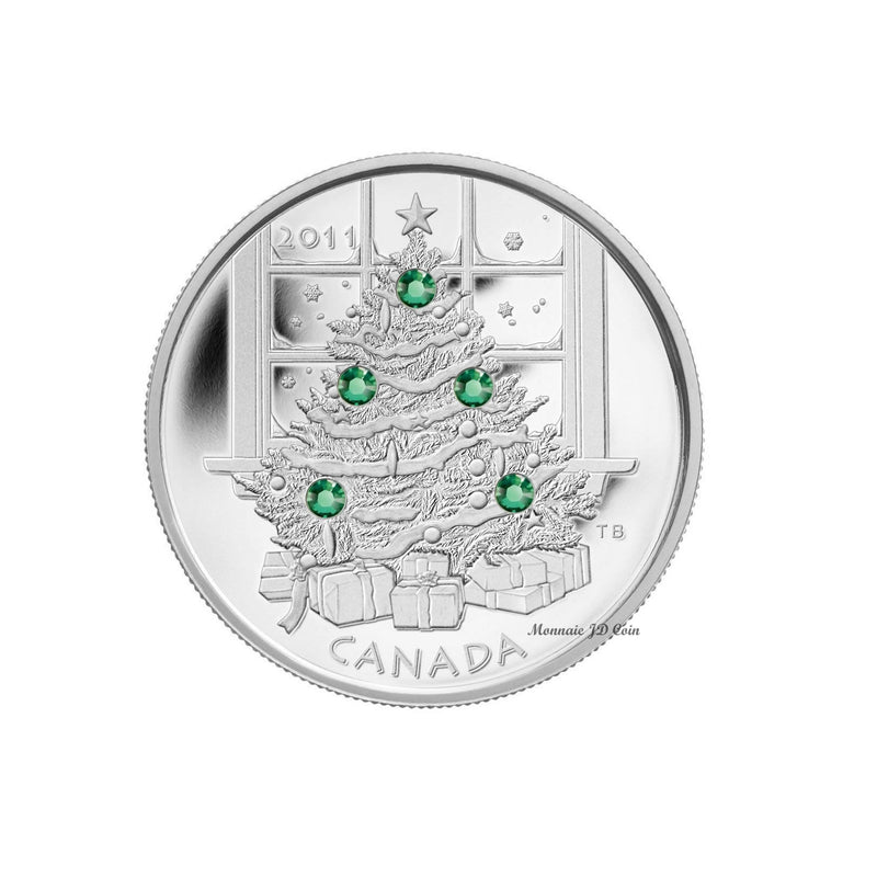 2011 Canada $20 Christmas Tree Fine Silver Coin