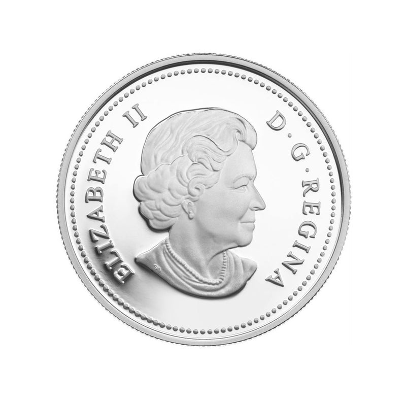 2011 Canada $20 Maple Leaf Crystal Raindrop Fine Silver