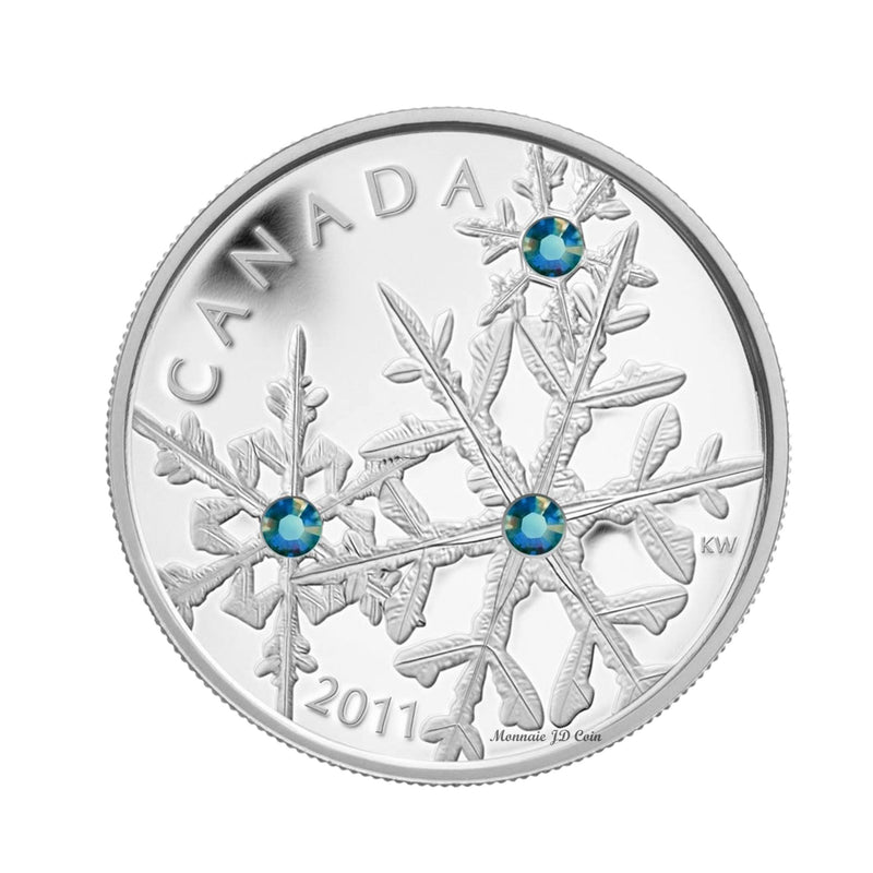 2011 Canada $20 Small Crystal Snowflake - Montana Fine Silver