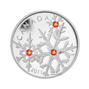 2011 Canada $20 Small Crystal Snowflakes - Hyacinth Fine Silver