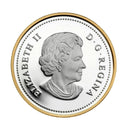 2012 Canada Dollar 200th Anniversary Of The War Of 1812-2012 Gold Plated Proof Silver In Square Capsule